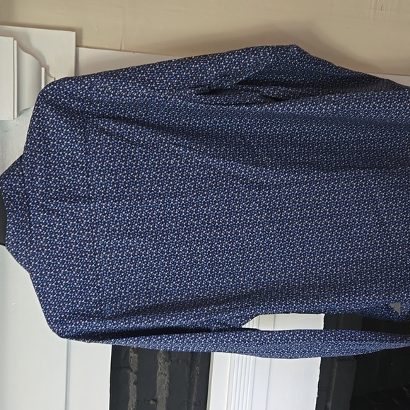 Van Heusen Blue Patterned Shirt - Picture 12 of 13